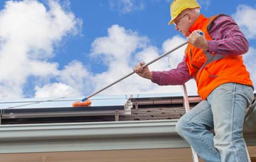 Hursey soft wash roof cleaning